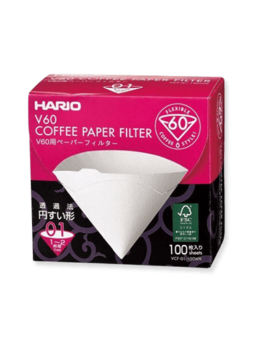 V60 shop coffee filters